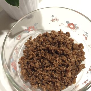 豚ひき肉と椎茸の甘辛炒め〜生姜を効かせて常備菜に〜